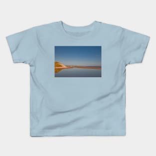 September Blue on Druridge Bay Kids T-Shirt